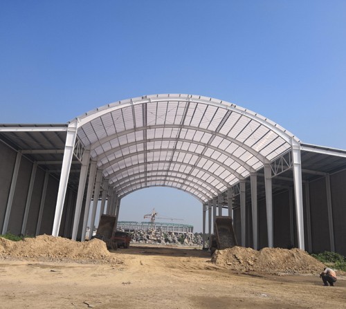 Steel structure corridor